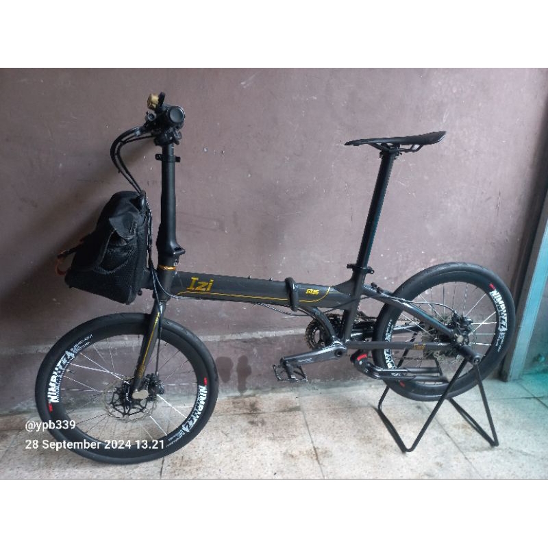sepeda lipat Izi Q5 upgrade preloved