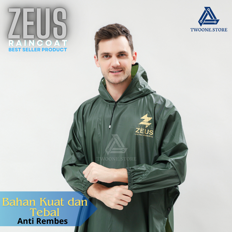 Jas Hujan Ponco Model Kelelawar PREMIUM PVC 0,25 Kuat Tebal Elastis