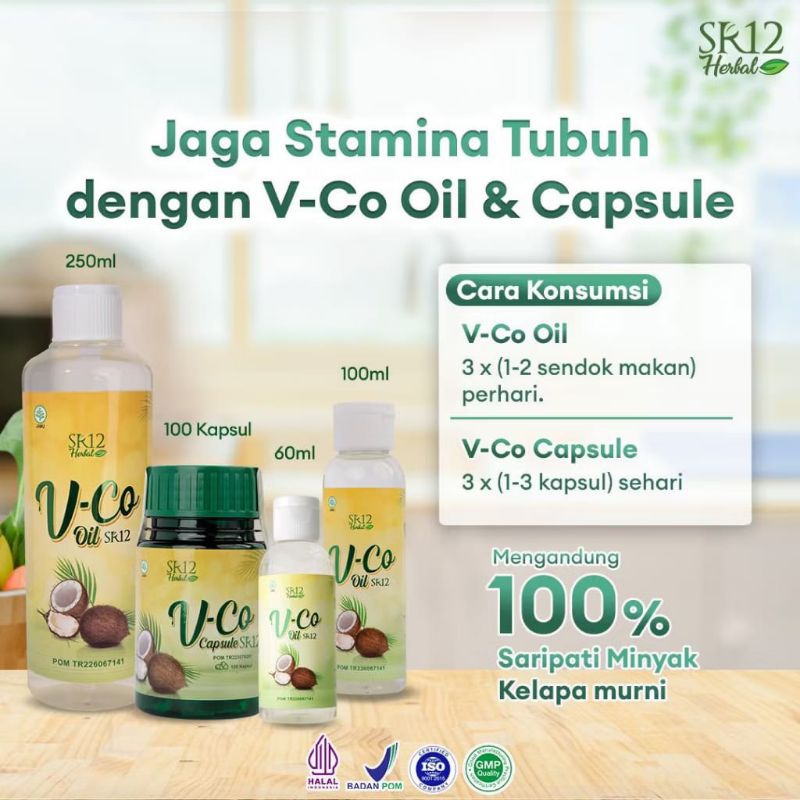 

vco sr12 minyak kelapa serbaguna