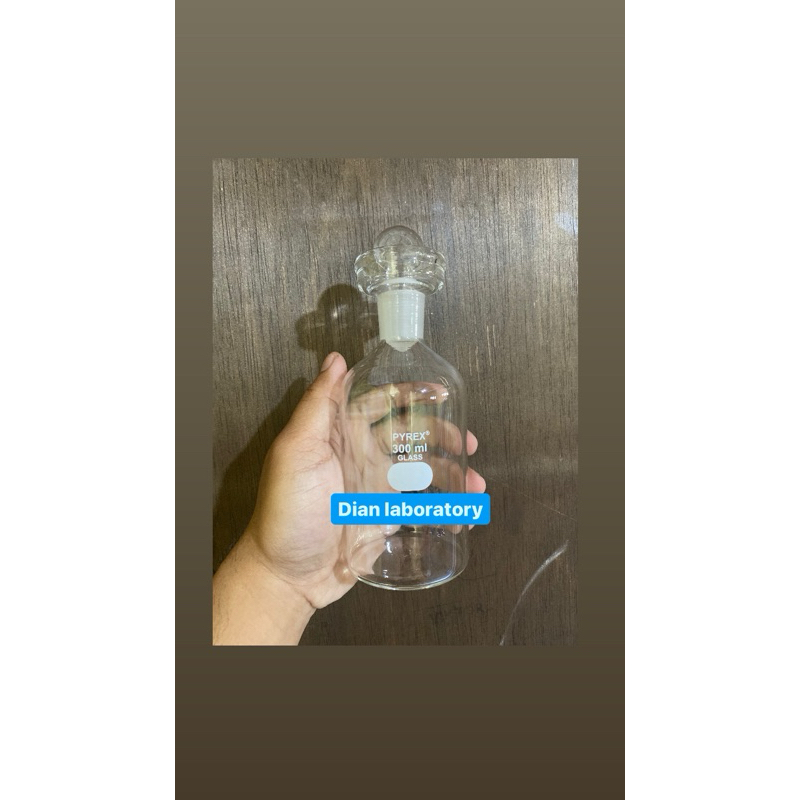 Botol wingkler / Botol BOD 300ml pyrex