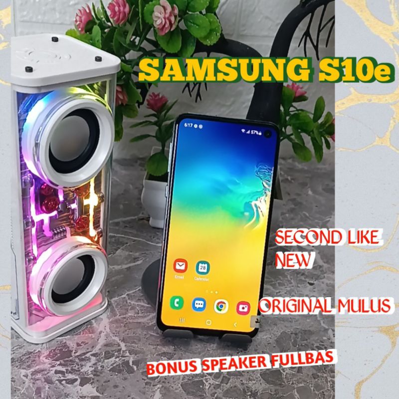 HP SAMSUNG GALAXY S10e | RAM 6/128GB | BONUS HP SPEAKER BLUETOOT FULL BASS | SECOND LIKE NEW