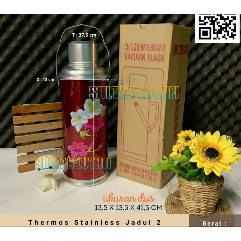 termos air panas jadul 2 liter termos seng termos air jadul