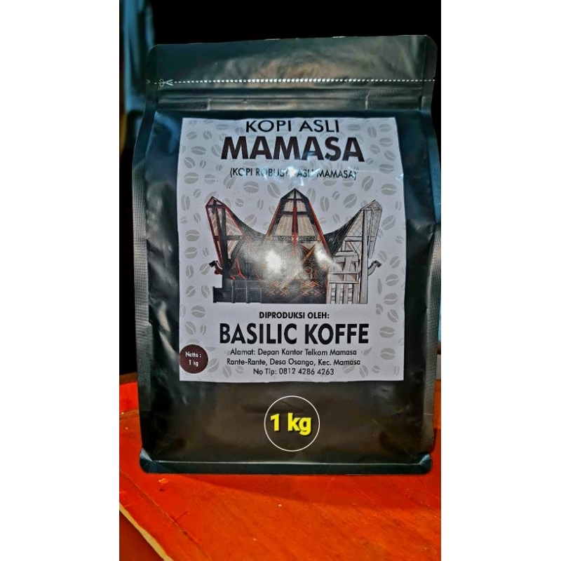 

Kopi Bubuk Robusta Mamasa Kemasan 1 kg Proses Natural