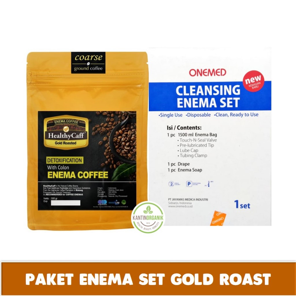 

Paket Kopi Enema Organik / Enema Kopi Organik / Coffee Enema Organic / 500 gr plus Cleansing Enema