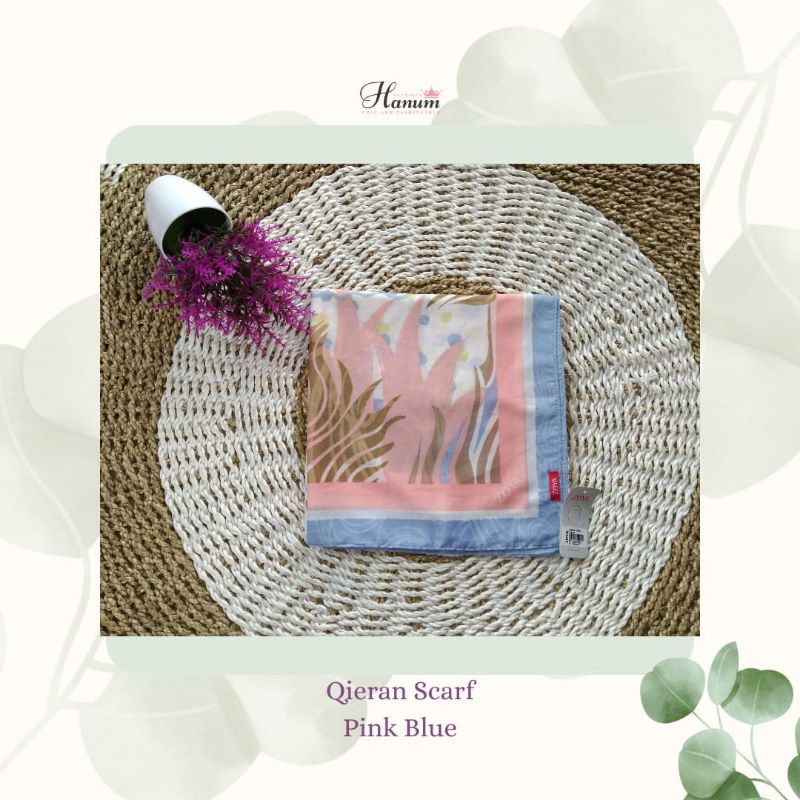 READY SIAP KIRIM | HB - QIERAN SCARF ZOYA | SCARF 2024 | VOAL POPULER | VOAL ZOYA | HANUM BOUTIQUE