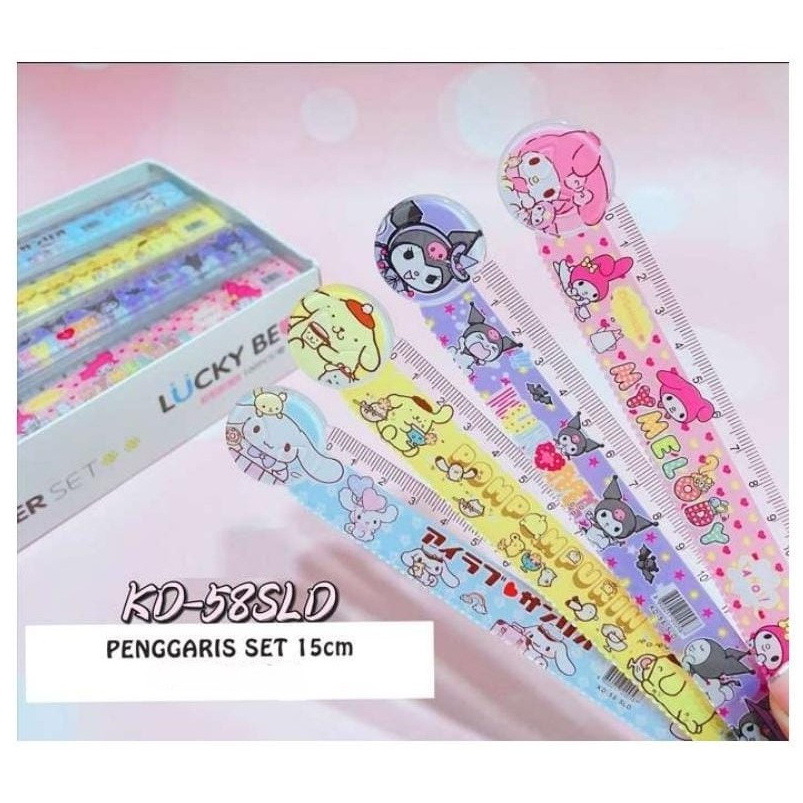 

SQUEEZY Penggaris 15cm fancy Kouromi KD-58 SLD (1pcs)