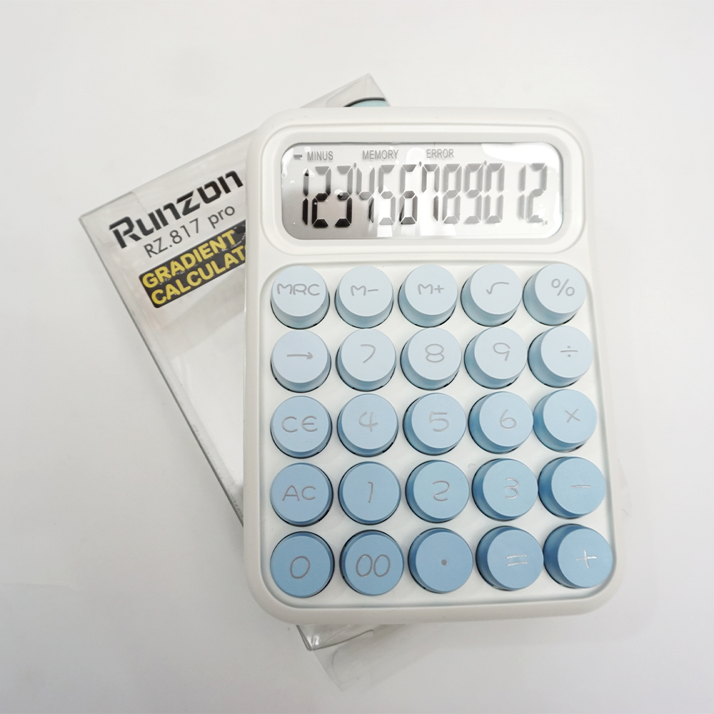

RZ-817 Pro kalkulator tombol besar kalkulator layar besar 12 bit kalkulator