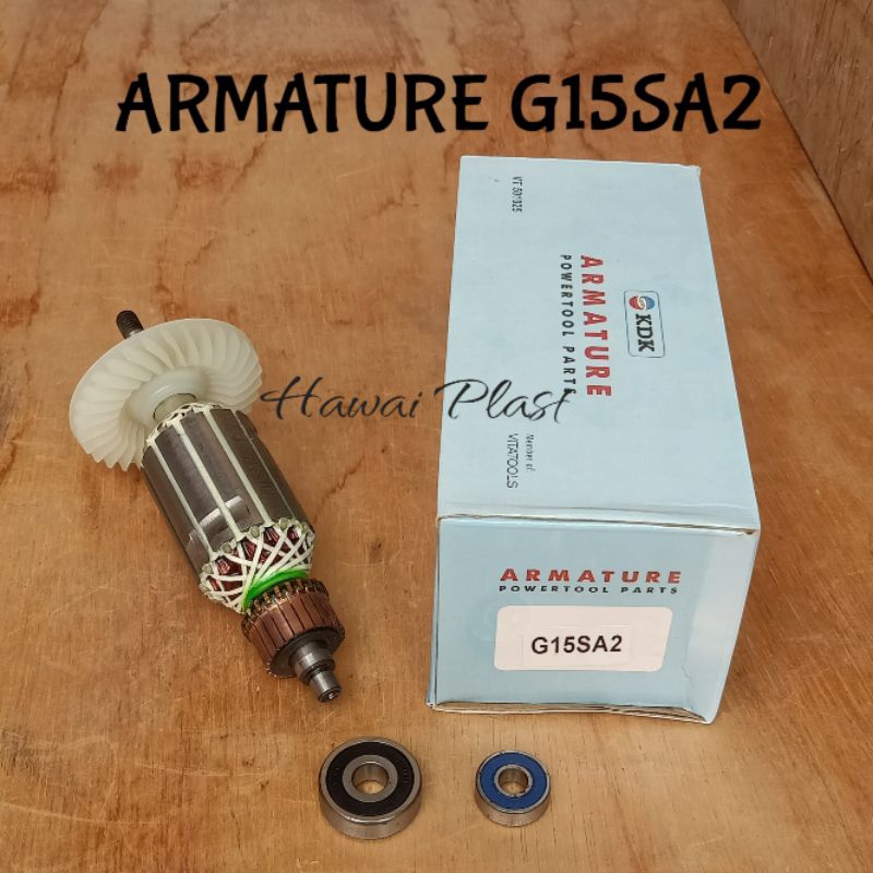 ARMATURE G15SA2 MESIN GERINDA HITACHI | ANGKER G15SA2 Rotor Mesin Gerinda