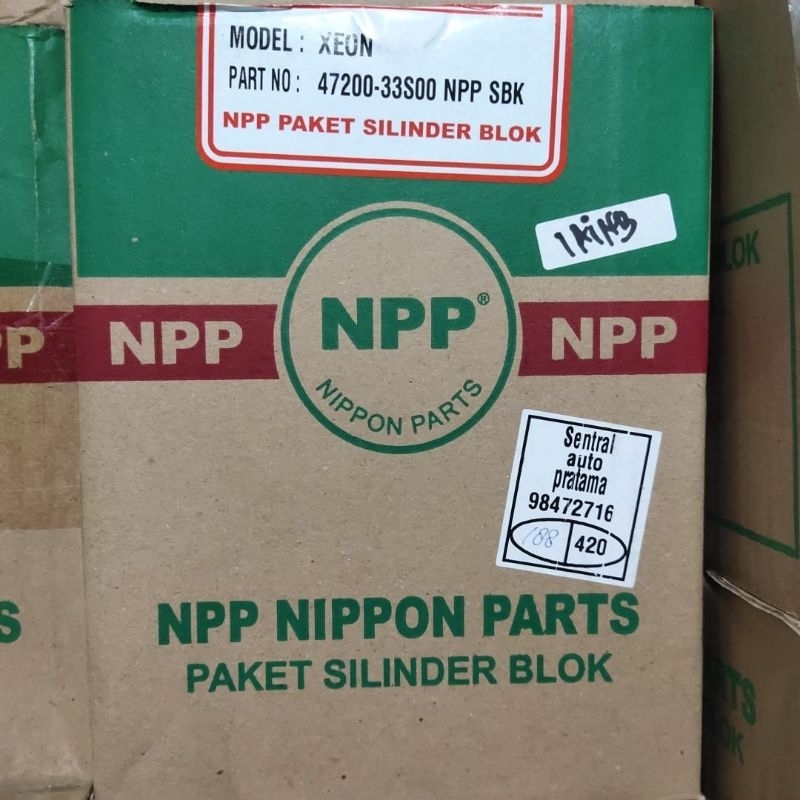 PAKET BLOK SEHER + Piston NPP Xeon