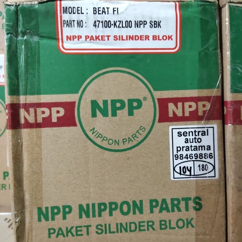 PAKET BLOK SEHER + Piston NPP Beat Fi