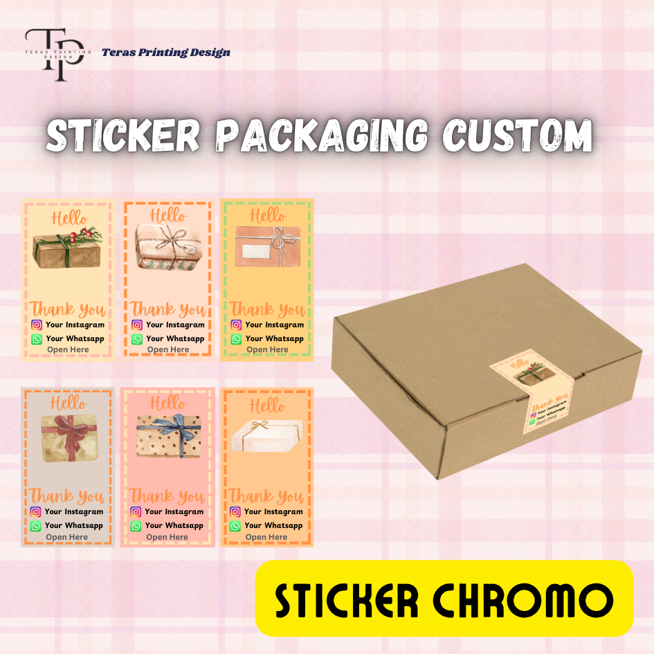 

Sticker Segel box packaging seal tag CUSTOM dan MURAH Kotak pengaman box