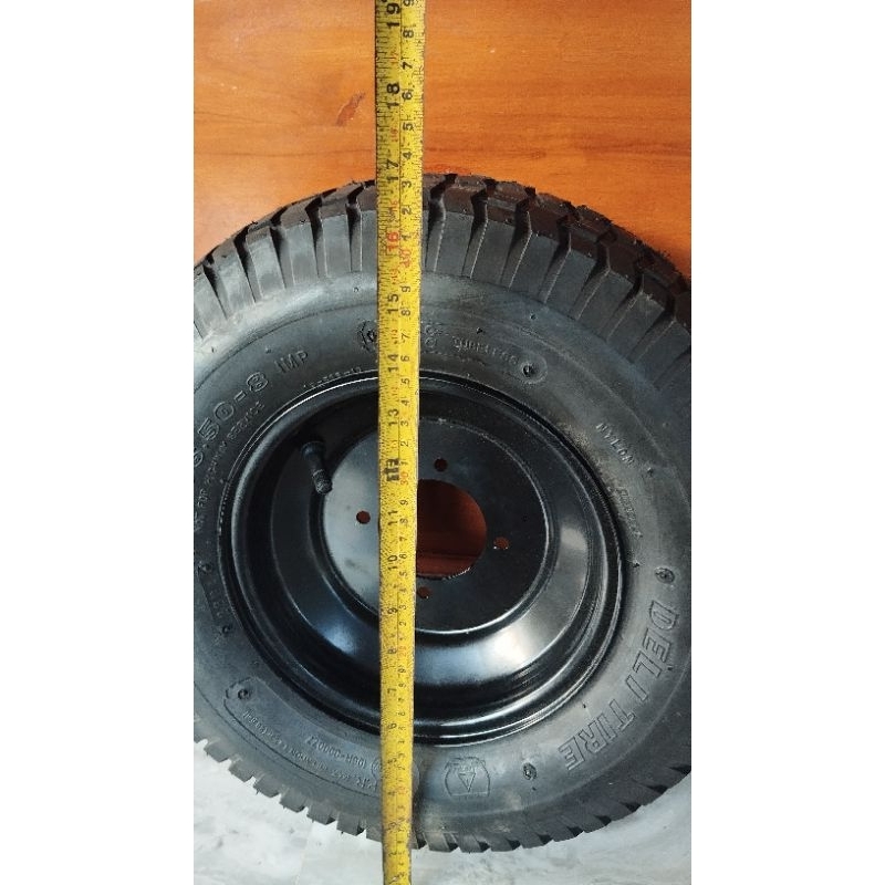 Roda ATV ring 8 onroad ukuran ban 16x6,5-8 Deli tire