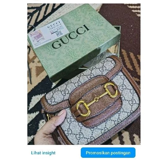 preloved tas Gucci horsebit PL tas branded