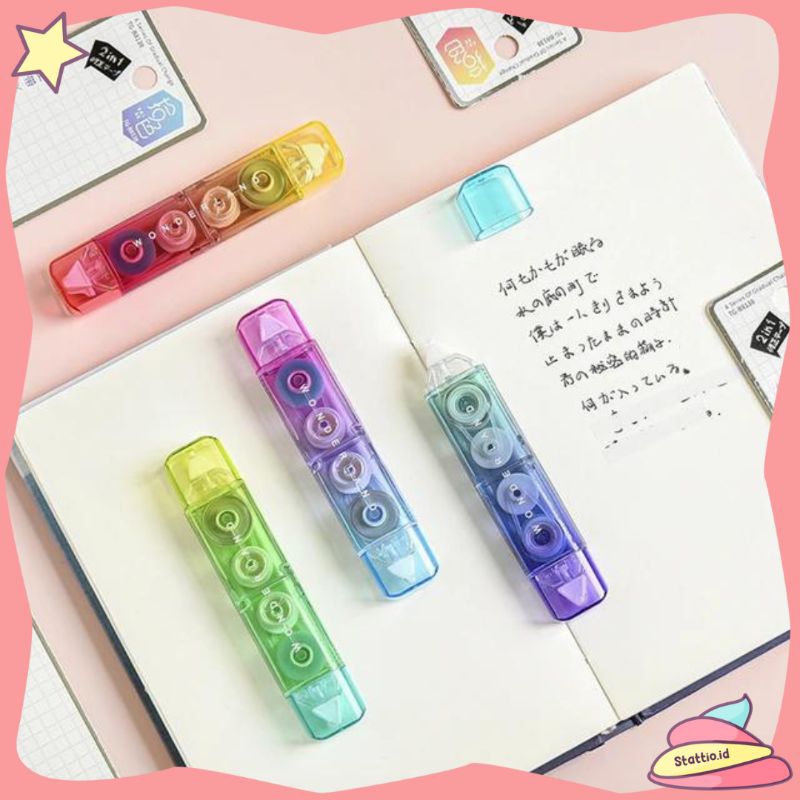 

Tip-X Kertas dan Lem Twingo Wonderland Gradasi Glue Correction Tape