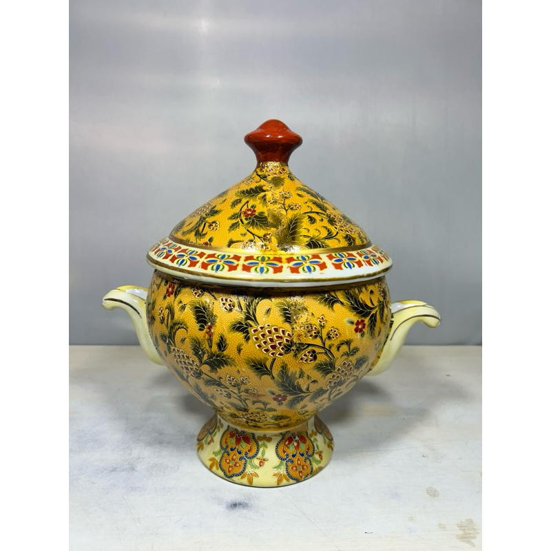 prasmanan nasi/basi coklat keramik