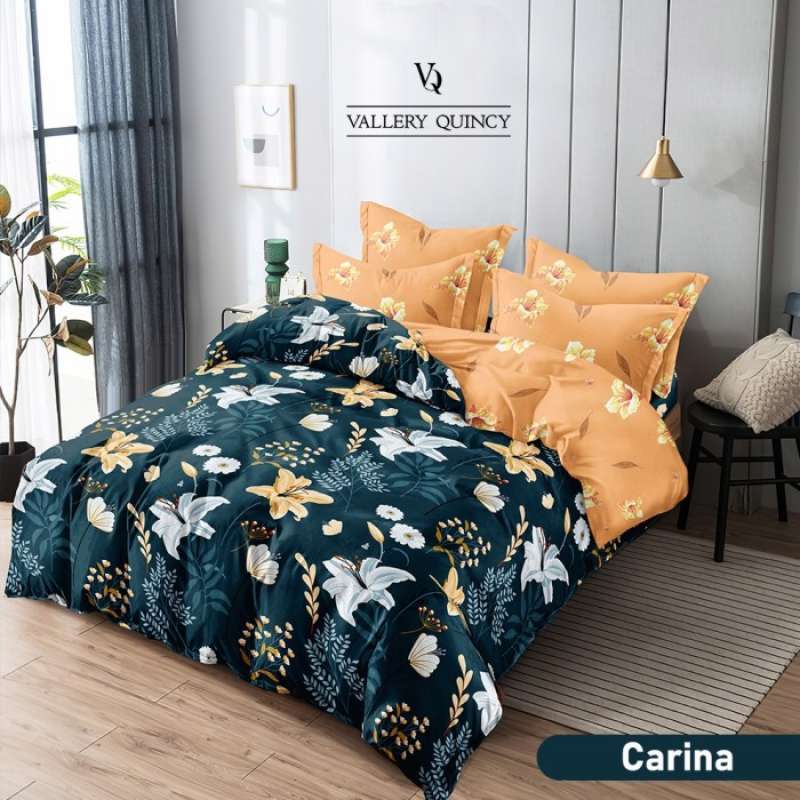 VALLERY-SET BEDCOVER VALLERY 160X200 T30 MOTIF CARINA