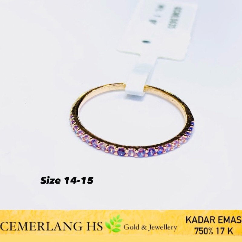 cincin emas fashion italy 17k