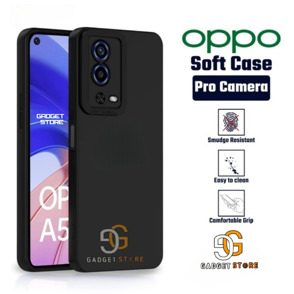 Soft Case Pro camera Oppo A5 2020 / A9 2020 casing hp silikon polos pelindung hp