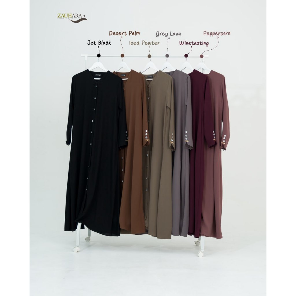 Shiny Series by Zauhara Gamis Abaya Dress Syari Gamis Abaya Set Khimar