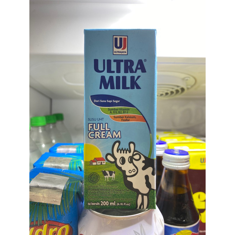 

SUSU ULTRA MILK FULL CREAM 200ml UHT