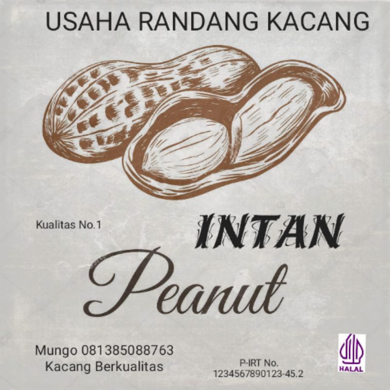 

kacang sangrai kacang randang