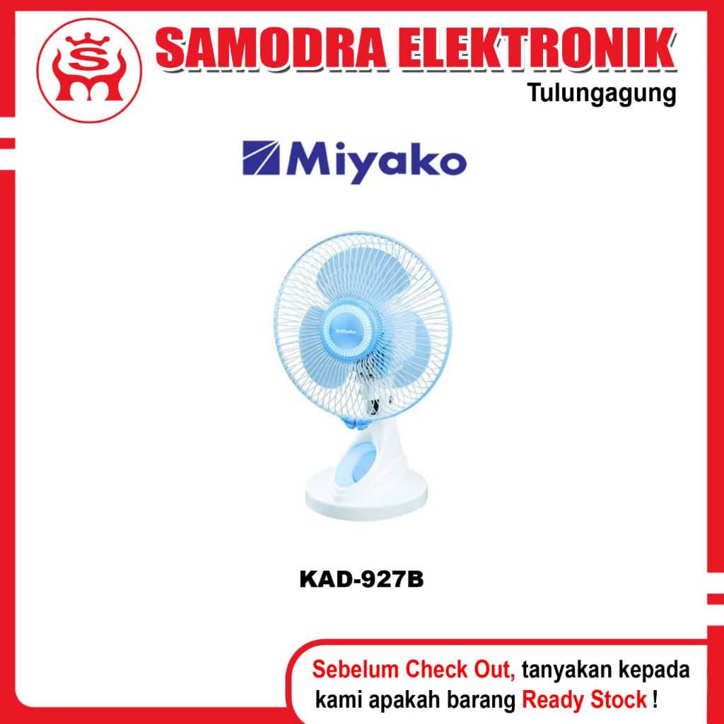 Kipas Angin MIYAKO KAD-927B | Kipas Angin Dinding dan Duduk 9 Inch Miyako