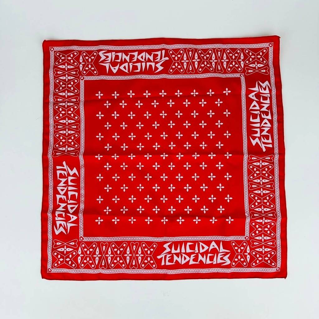 LUMINOUSSTRIDE - SLAYER BANDANA SUCIDAL TENDENCIES MERAH