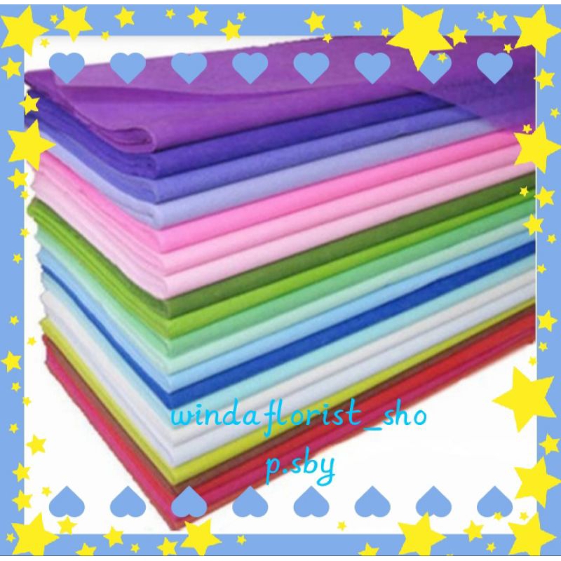 

KERTAS TISSUE (ECER) COTTON PAPER FLOWER(-+48x48)