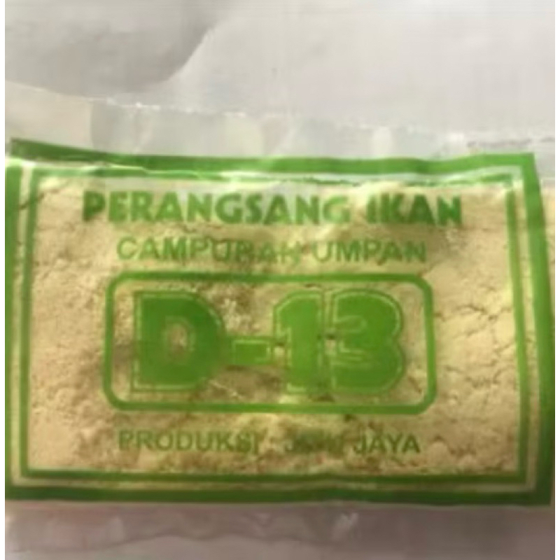 Campuran Umpan Pancing D13 Jitu Jaya/Umpan D13 Pisang/Umpan D13 Netral