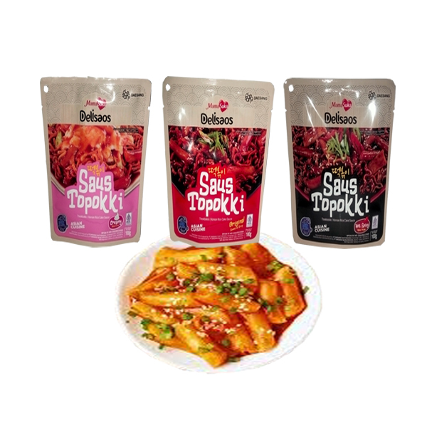 

Mamasuka Delisaos Saus Topokki Korean Rice Cake Sauce Tteokbokki 100 gr Daesang