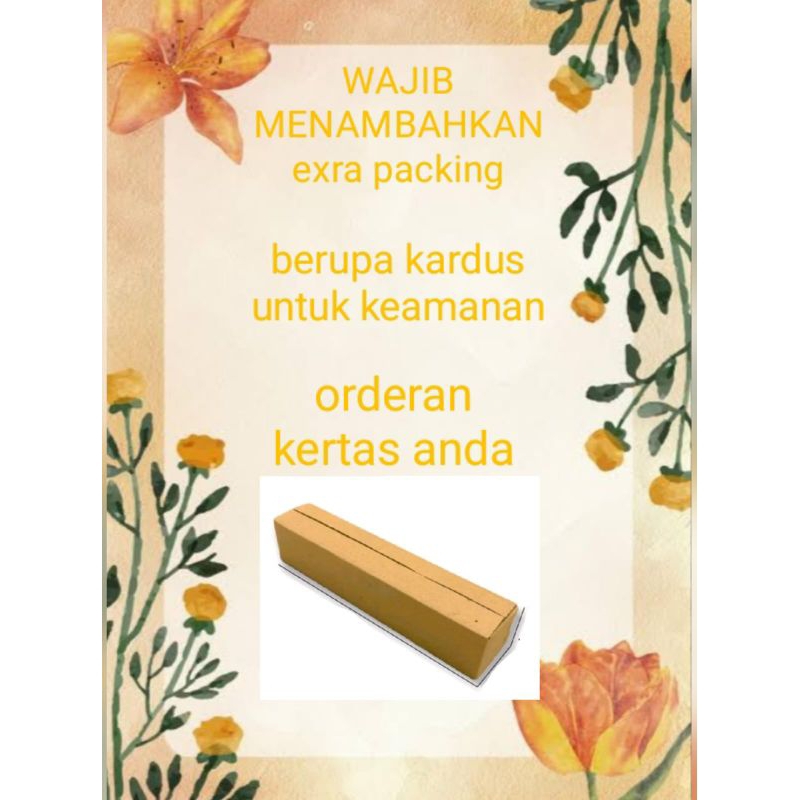 

PACKING KARDUS/SELONSONGAN TAMBAHAN