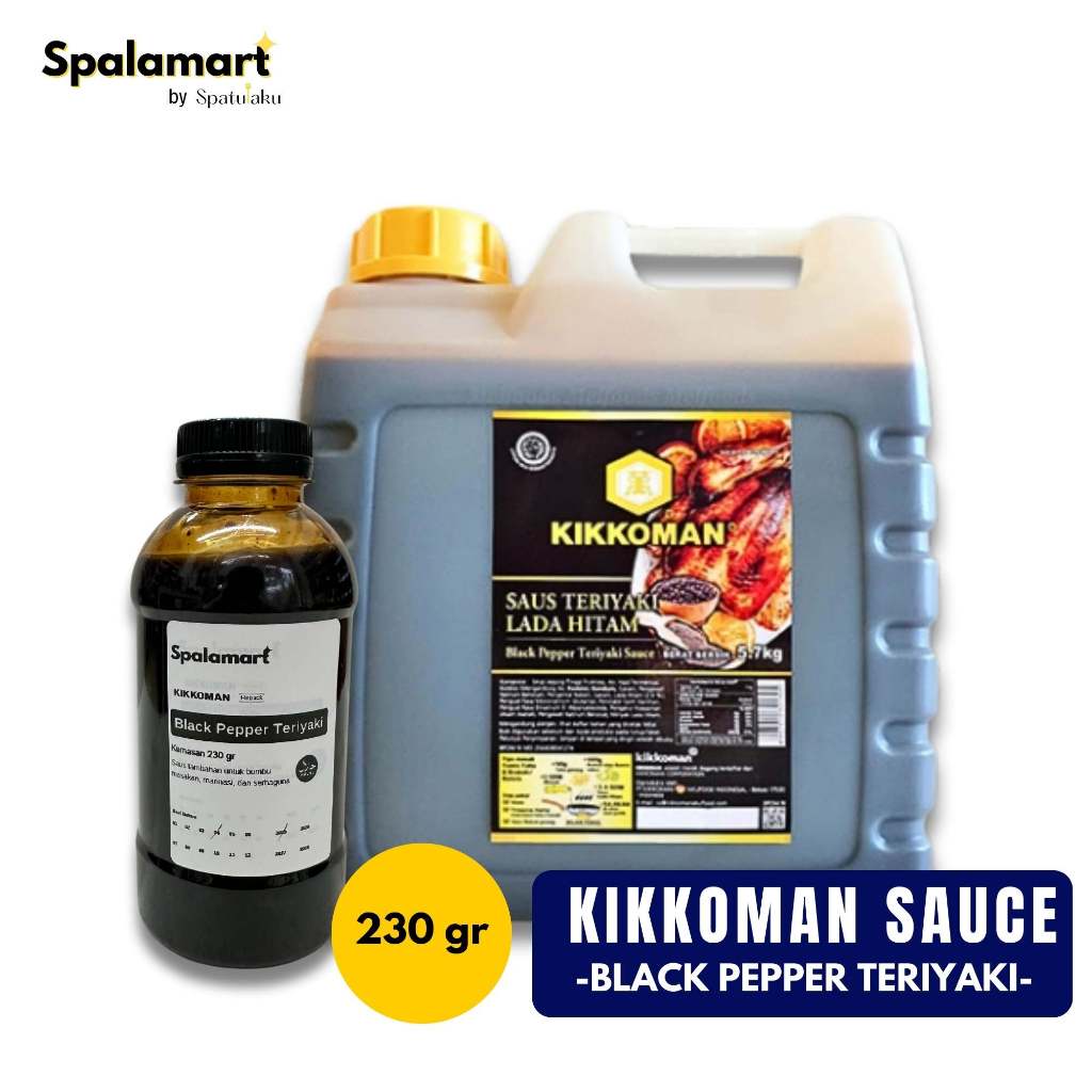 

KIKKOMAN SAUCE BLACK PEPPER TERIYAKI - 230 gr