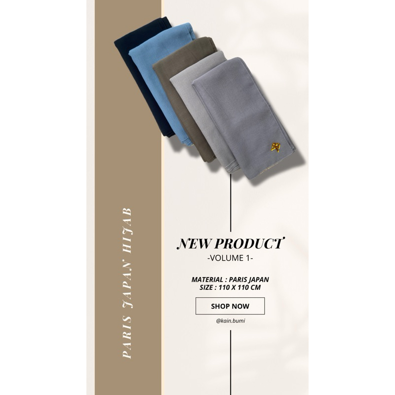 KAIN BUMI VOLUME 1 - PARIS JAPAN HIJAB