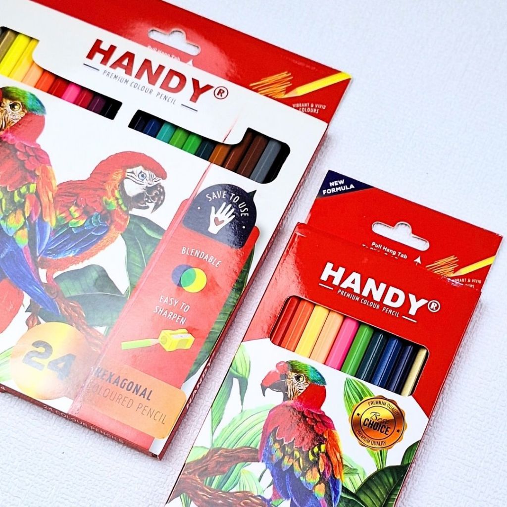 

HANDY PENSIL WARNA Premium Isi 12 / 24 warna Panjang 3886 Classic VALUE FOR MONEY BEST QUALITY