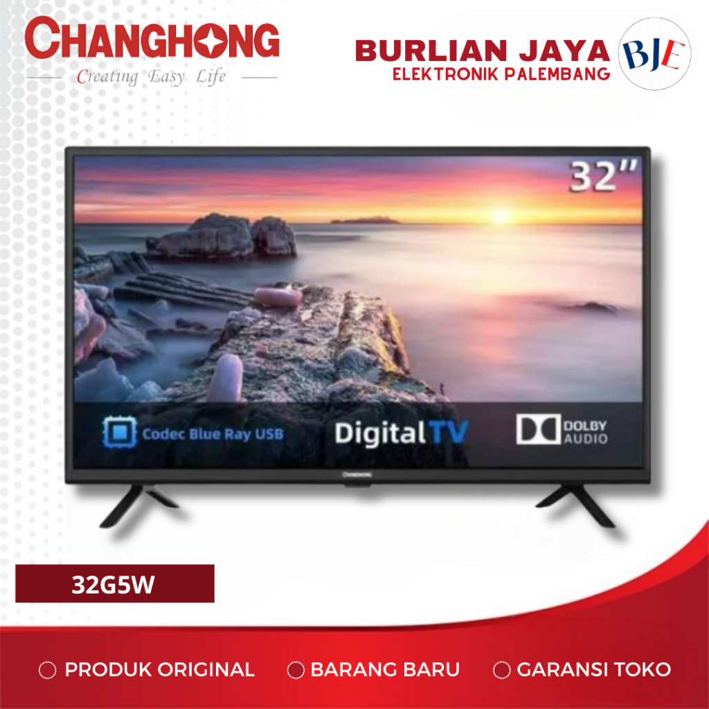 TV CHANGHONG 32G5W 32 INCH LED TV DIGITAL TV 32" PALEMBANG