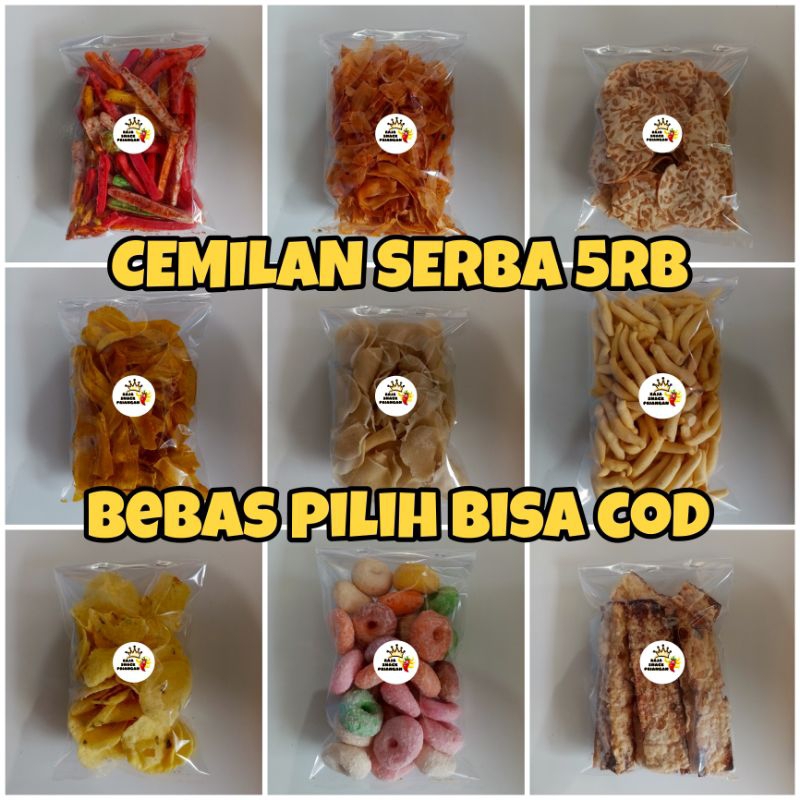 

Cemilan Serba 5rb Bisa Cod - Snack Serba 5rb Gratis Ongkir