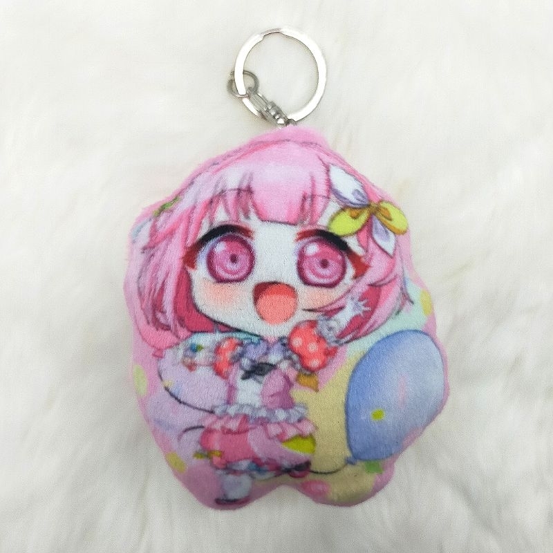 Gantungan Kunci Bantal Boneka Chibi Emu Otori Project Sekai 10cm