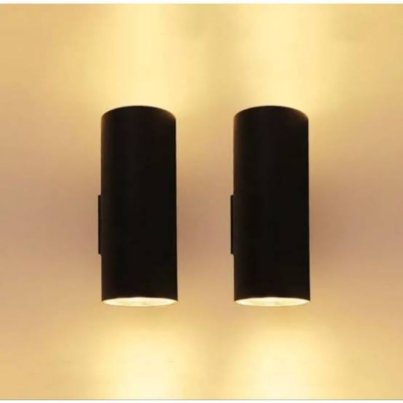 lampu dinding tempel hias taman,pilar,teras/outdoor/dua arah bulat/ruang tamu./lampu tidur