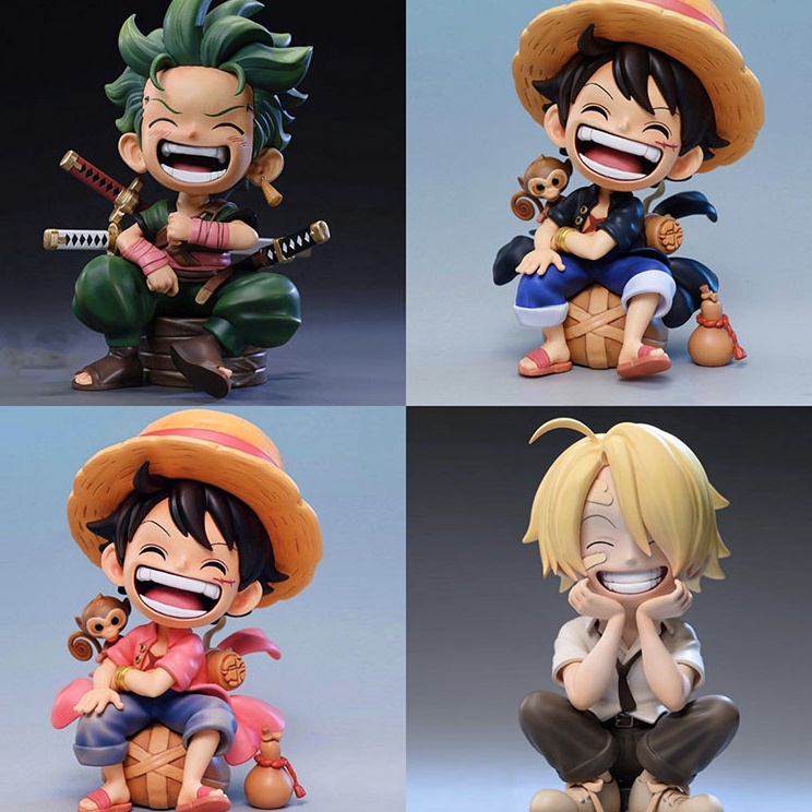 Grosir Resmi  One Piece Action Figure Koleksi Resin Lufyy Pajangan
