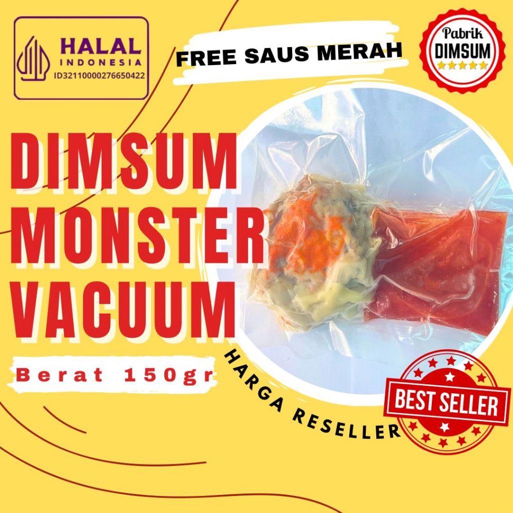 

Dimsum Monster isi 1pcs Kemasan Vacuum