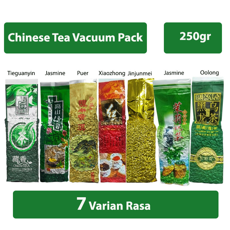 

TERMURAH Chinese Tea Teh Cina Vacuum Pack 250gr