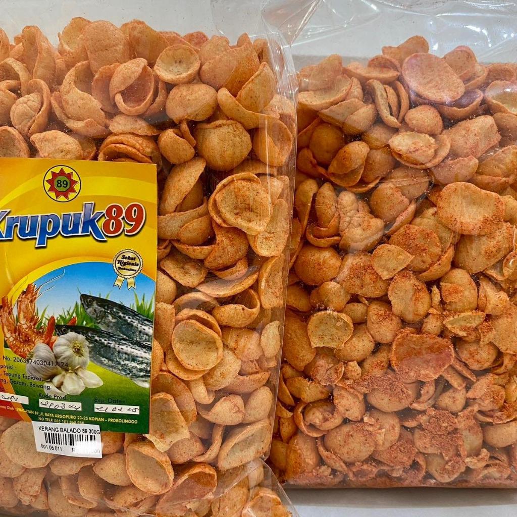 

250 GR KRUPUK KERANG BALADO SNACK CAMILAN 89