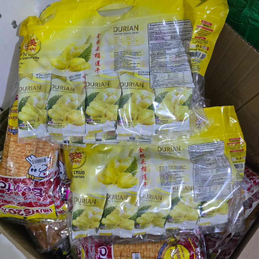 

READY STOCK DURIAN Wan Mei ORI SNACK THAILAND IMPORT