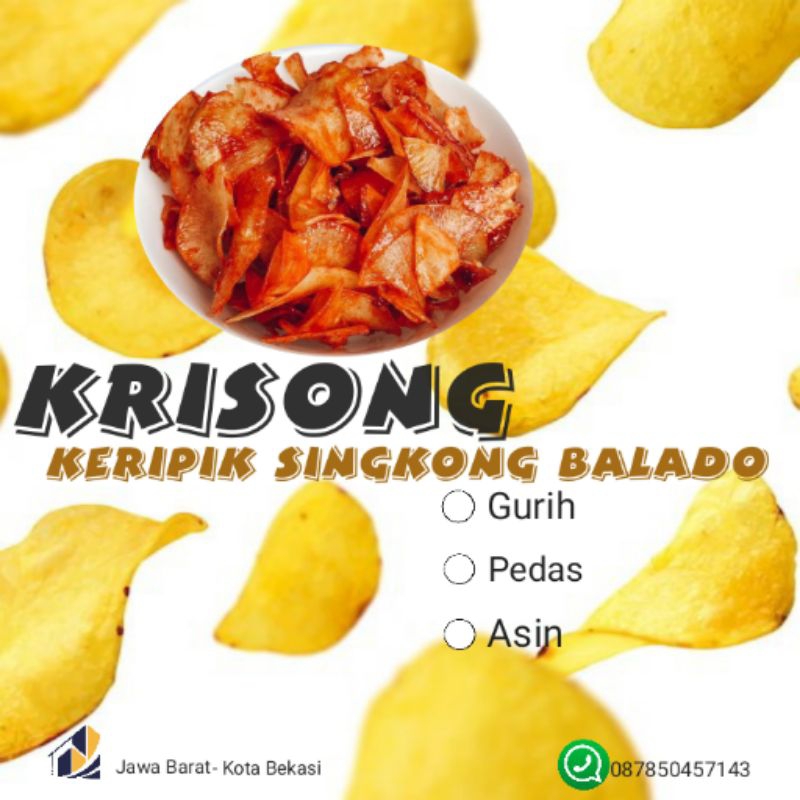 

kripik singkong balado UK 250gram