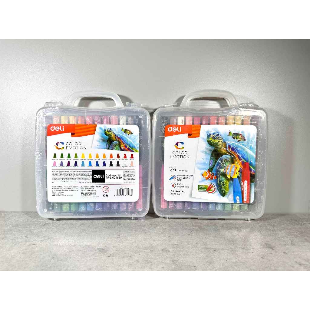 

(Set)Crayon Deli 24 Warna EC20124 / Crayon Deli 24 Warna