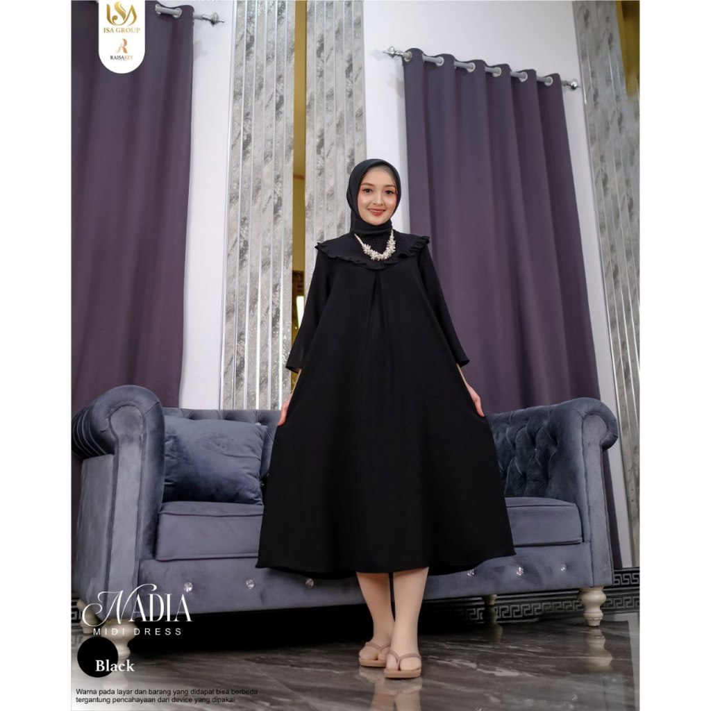 Nadia Midi Dress by Raisakey