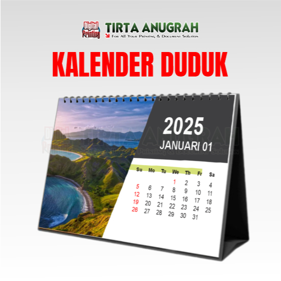 

TIRTA ANUGRAH - Kalender Meja 2025 / Kalender DUDUK
