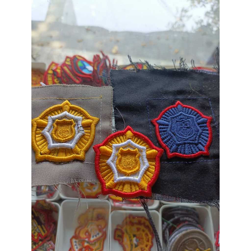 Bordir Tanda Jabat Polri