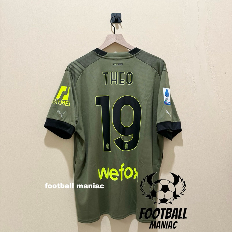 Jersey Original AC Milan 3rd 2022/2023 Theo #19 Serie A Version