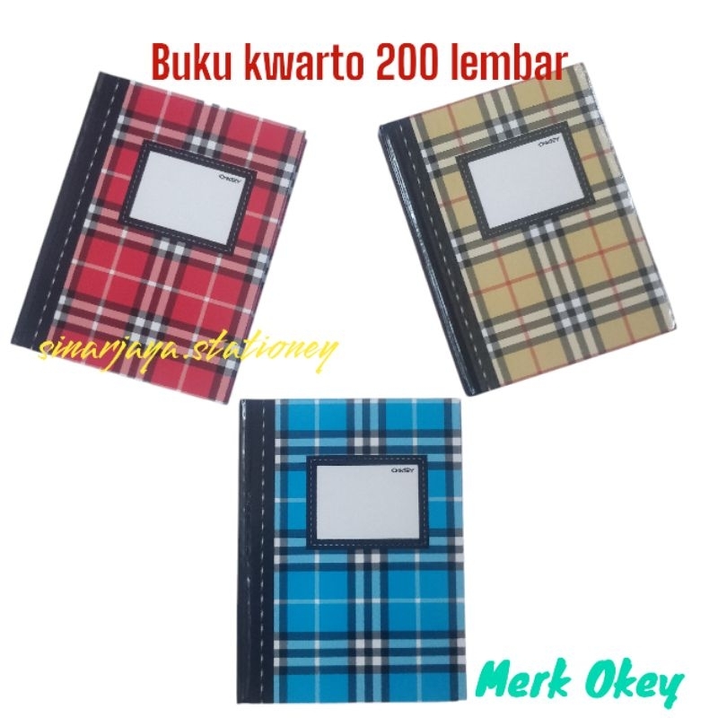 

Buku hard cover Kwarto 200 / Hard Cover A5 200